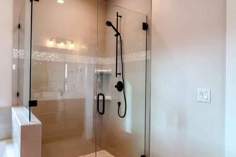 Black Frame Shower Doors